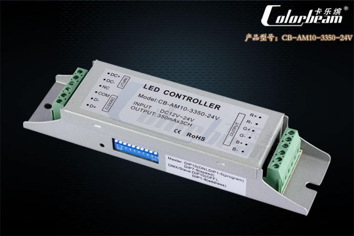 【廠家直供 三路恒流DMX512調(diào)光器 LED驅(qū)動(dòng)器 RGB全彩控制器】?jī)r(jià)格,廠家,圖片,燈控制器,廣州銘家照明器具-